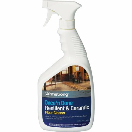 ARMSTRONG FLOORING Once 'N Done 32 Oz. Ready-To-Use Resilient & Ceramic Floor Cleaner Spray 00309124